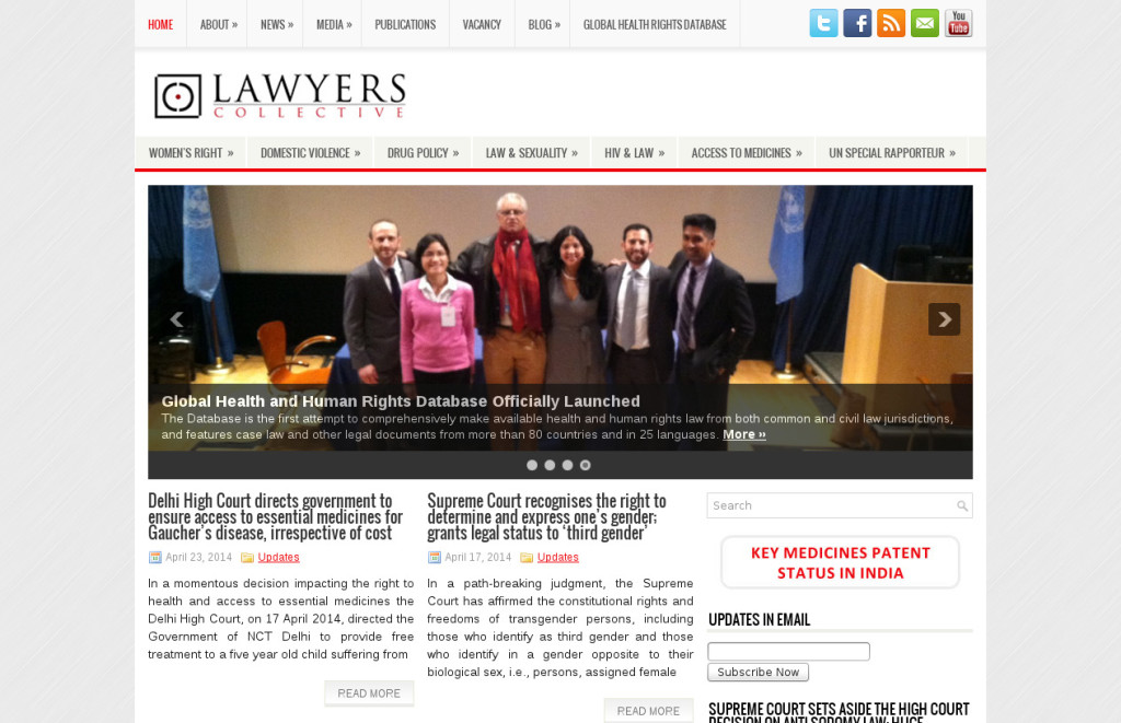 Lawyers Collective_website