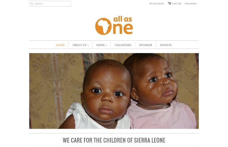 All As One_website