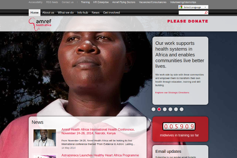 Amref Health Africa_website