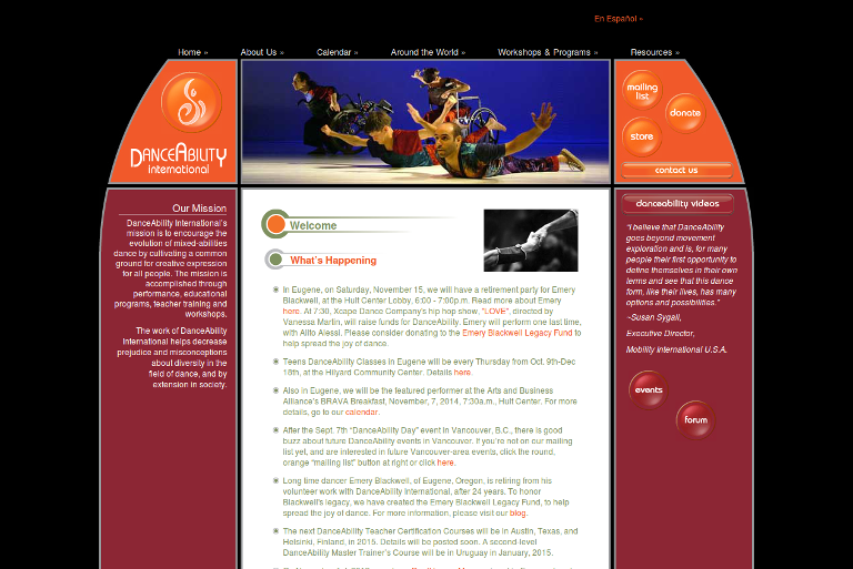 DanceAbility International Website
