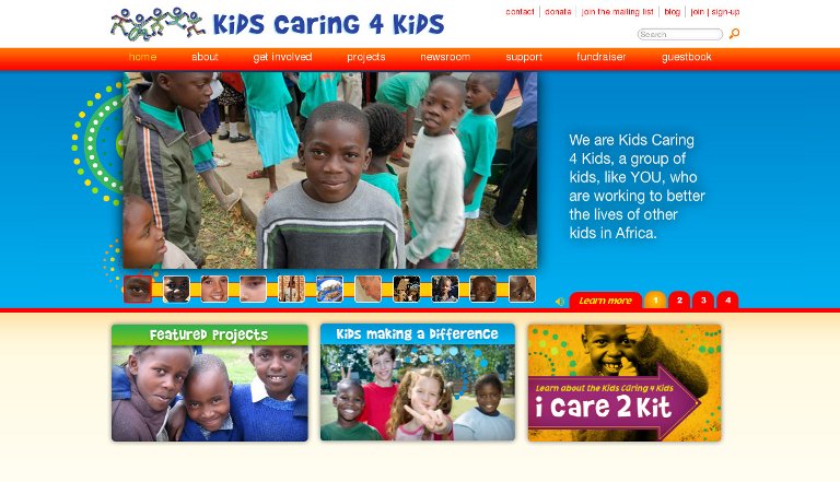 Kids Caring 4 Kids_website