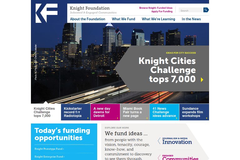 Knight Foundation_website