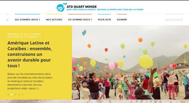 ATD Quart Monde International - website