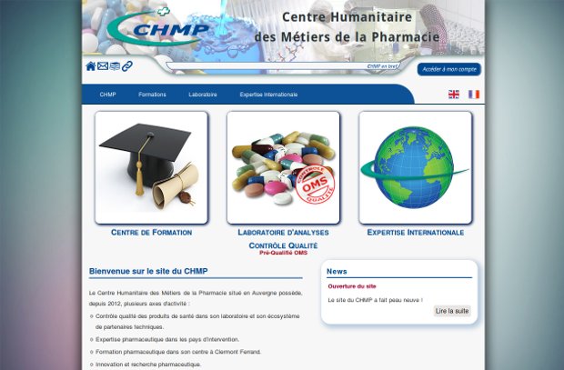 Centre Humanitaire des Métiers de la Pharmacie_website