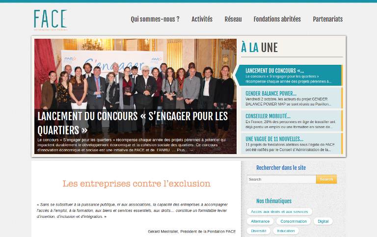 Fondation Agir Contre l'Exclusion_website