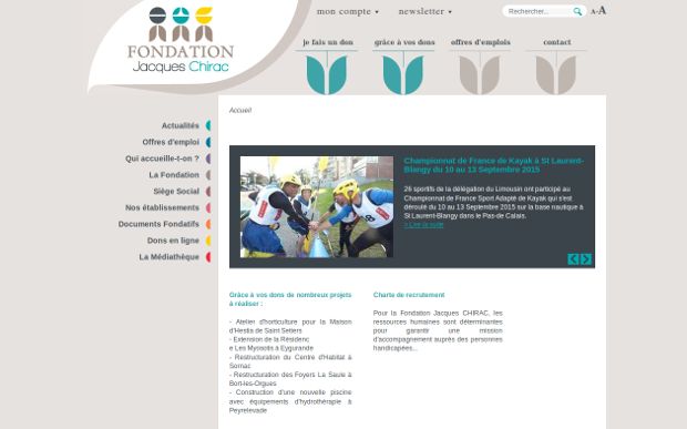 Fondation Jacques Chirac_website