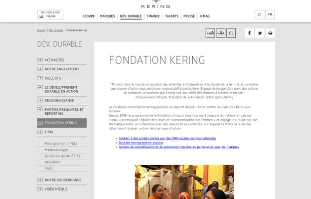 Fondation Kering_website