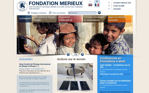 Fondation Mérieux_website