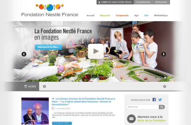 Fondation Nestlé France_website