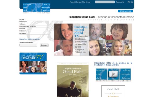 Fondation Ostad Elahi - website