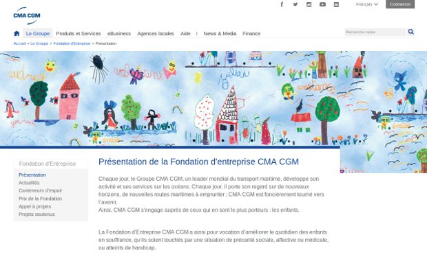 Fondation d'Entreprise CMA CGM_website