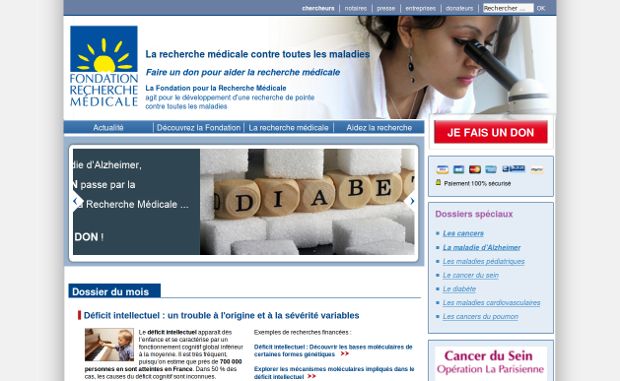 Fondation pour la Recherche Médicale_website