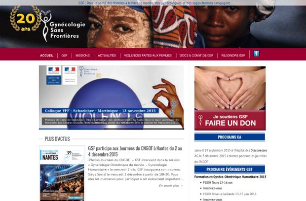 Gynécologie Sans Frontières_website