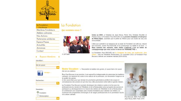 Présentation de la Fondation Paul Bocuse Fondation_website
