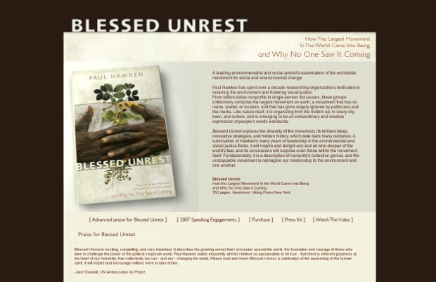 Blessed Unrest_website