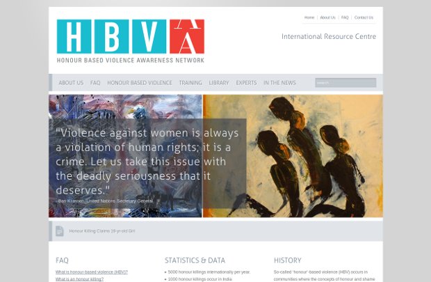 International Honour Based Violence Resource Centre_website