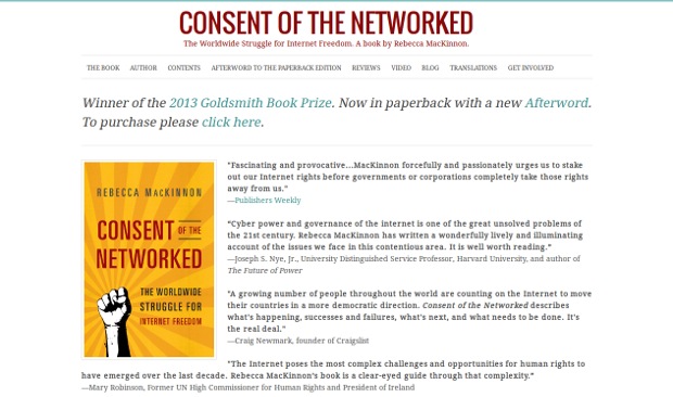 Consent of the Networked_homepage