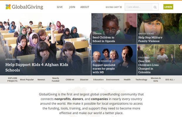 GlobalGiving_homepage