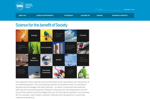 Science for the benefit of Society_homepage