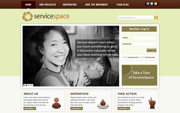ServiceSpace_homepage