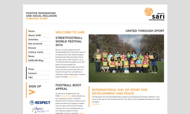 SARI Sport Against Racism Ireland_homepage