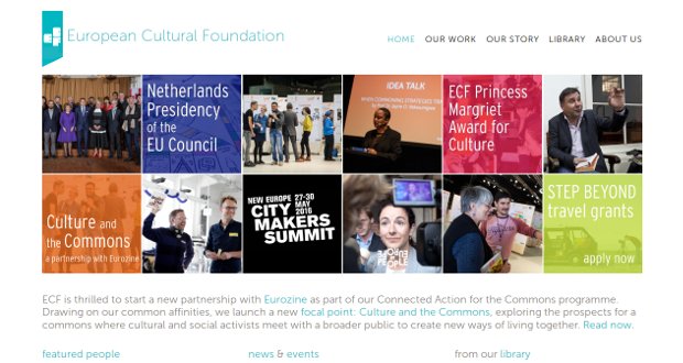 European Cultural Foundation-homepage