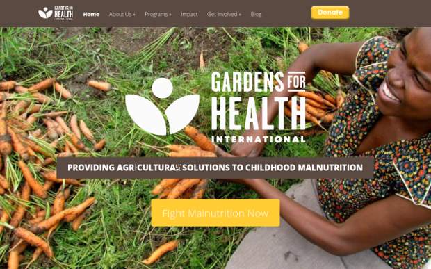 Gardens for Health International_homepage