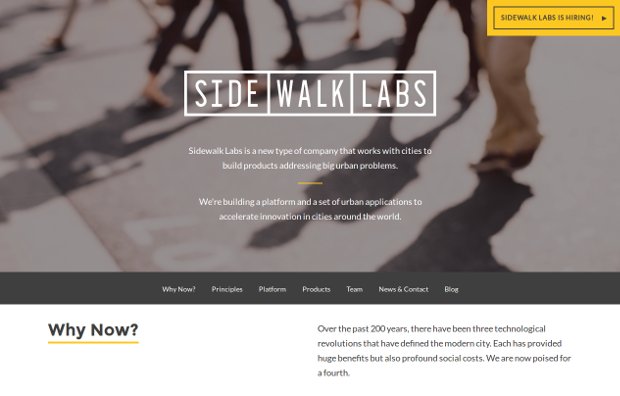 Sidewalk Labs_homepage