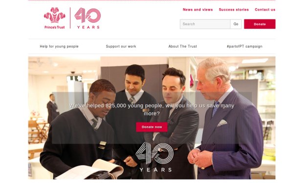 The Prince's Trust_homepage