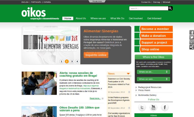 Oikos - webpage
