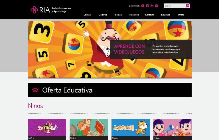 RIA - webpage